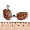 Synthetic Goldstone Pendants G-B127-01P-08-4