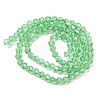 Transparent Electroplate Glass Beads Strands EGLA-A039-T3mm-A24-2