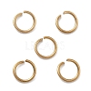Ion Plating(IP) 304 Stainless Steel Open Jump Rings STAS-M081-01G-03-1