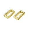 Brass Spring Gate Rings KK-B089-11G-2