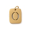304 Stainless Steel Charms STAS-R001-01G-O-1