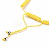 Adjustable Nylon Thread Braided Bead Bracelets BJEW-JB05959-04-3