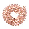 Electroplate Glass Beads Strands EGLA-A044-T8mm-B21-3