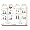 4 Foldable Screen Acrylic Earring Display Stands EDIS-N010-02-1