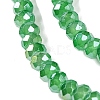 Baking Electroplate Glass Beads Strands DGLA-A039-J4mm-B03-3