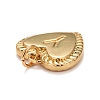 Rack Plating Real 18K Gold Plated Brass Pendants KK-E260-01G-Y-3