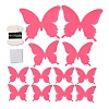 3D Plastic Luminous Wall Stickers DIY-F077-05D-1