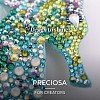 Preciosa&reg MAXIMA Crystal No Hotfix Flatback Stones Y-PRC-NSS8-40080-5
