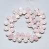 Natural Rose Quartz Beads Strands G-S357-C02-07-2
