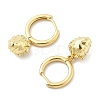 Brass Strawberry Hoop Earrings EJEW-M077-19G-01-2