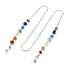Natural Mixed Gemstone Chips Beaded Eyeglasses Chains GG-CJ724D-P-1