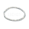 Synthetic Howlite Beaded Stretch Bracelets BJEW-A117-A-10-5