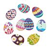 50Pcs 2-Hole Wood Buttons BUTT-CJC0004-02-8