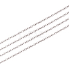 Anti-Tarnish Rhodium Plated 925 Sterling Silver Cable Chain STER-WH0011-04P-1