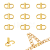 10Pcs Adjustable Zinc Alloy Clip Buckles for Bag Chain Strap FIND-UN0003-76-1
