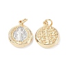 Brass Pendants KK-F845-21G-1