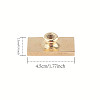 Wax Seal Brass Stamp Head AJEW-WH0215-005-2
