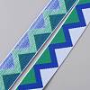 Nylon Jacquard Ribbons OCOR-WH0058-54B-1