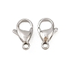 Tarnish Resistant 316 Surgical Stainless Steel Lobster Claw Clasps STAS-316-FL15A-5