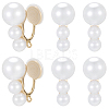 10Pcs Brass Ear Cuff Findings KK-BBC0022-46-1