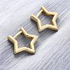 Brass Huggie Hoop Earrings EJEW-F245-03G-3