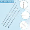 4Pcs 4 Styles Titanium Steel Turner DIY-CY0003-84-6