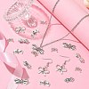 60Pcs 6 Styles Tibetan Style Alloy Connector Charms FIND-CJ0002-21-6