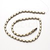 Electroplate Non-magnetic Synthetic Hematite Bead Strands G-F300-40A-06-2