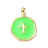 Brass Enamel Pendants LS-KK-G417-01LG-03-1