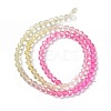 Transparent Glass Beads Strands GLAA-E036-07G-5
