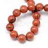 Natural Red Jasper Bead Strands G-R193-11-8mm-3