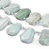 Natural Amazonite Beads Strands G-H078-A06-01-3