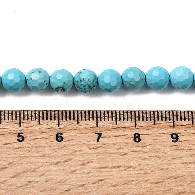 Natural Magnesite Beads Strands G-P598-E-6mm-05-1