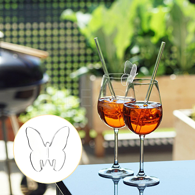 24Pcs Acrylic Wine Glass Charms AJEW-FG0003-46D-1