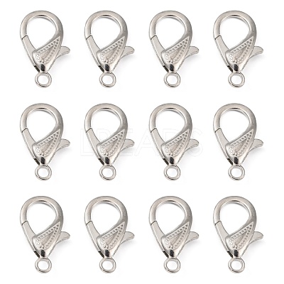 Zinc Alloy Lobster Claw Clasps X-PALLOY-D008-P-1