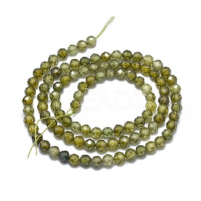 Cubic Zirconia Beads Strands G-G792-47-07C-1