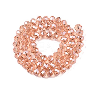 Electroplate Glass Beads Strands EGLA-A044-T8mm-A21-1