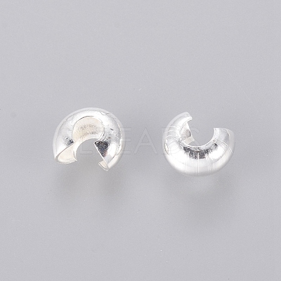 Brass Crimp Beads Covers EC266-S-1