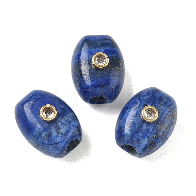 Dyed Natural Lapis Lazuli European Beads GG-CBA105B-02I-G-1
