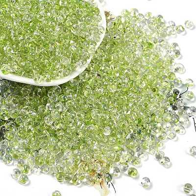 6/0 Spray Paint Fringe Glass Seed Beads X1-SEED-H003-11N-1