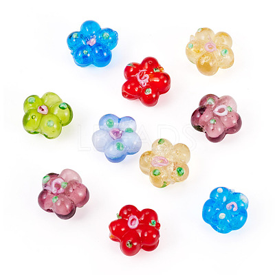 10Pcs Handmade Lampwork Beads LAMP-TADJ0001-01D-1