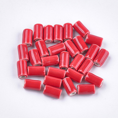 Handmade Porcelain Beads X-PORC-S498-14C-1