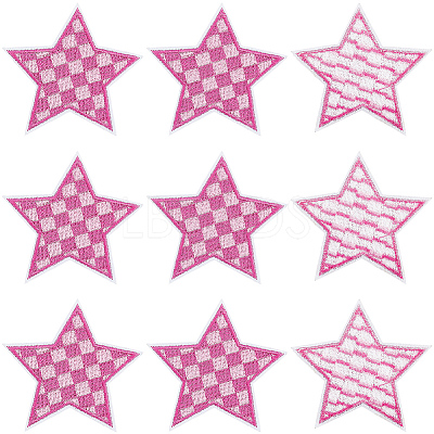 20Pcs Polyester Clothing Patches DIY-CY0002-35B-1