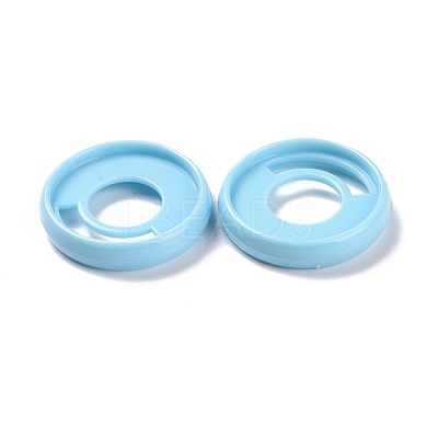 Resin Loose Leaf Ring Round Binder Discs FIND-WH0143-02A-1