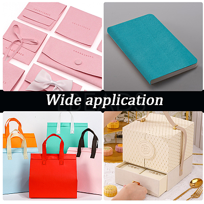 5 Sheets 5 Colors Faux Suede Book Covers DIY-CP0011-16B-1