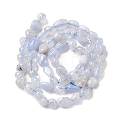 Natural Blue Lace Agate Beads Strands G-L608-A02-01A-1