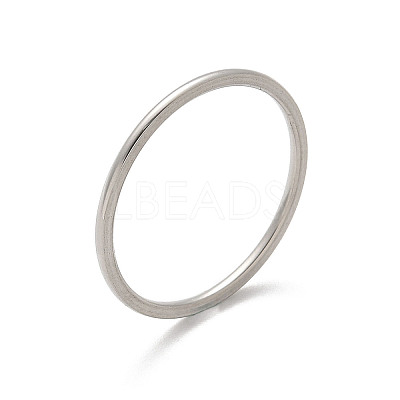304 Stainless Steel Plain Band Rings STAS-I160-F03-P-1
