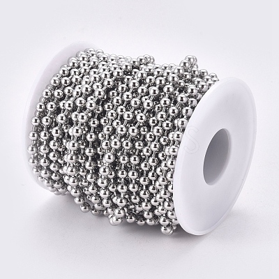 304 Stainless Steel Ball Chains CHS-F009-01E-P-1