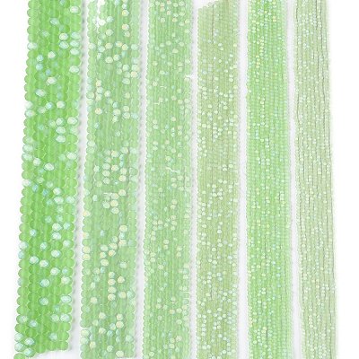 Transparent Glass Beads Strands LS-EGLA-A044-T6mm-MB09-1