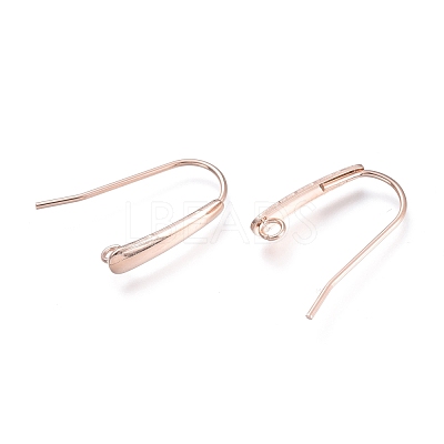 304 Stainless Steel Earring Hooks X-STAS-K211-02RG-1